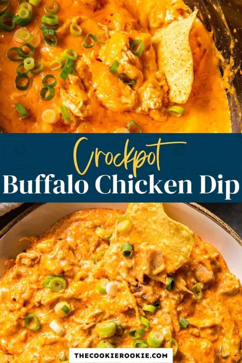 crockpot buffalo chicken dip pinterest