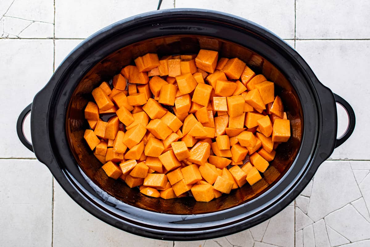 how to make crockpot sweet potato casserole