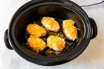 how to make crockpot twice baked potatoes