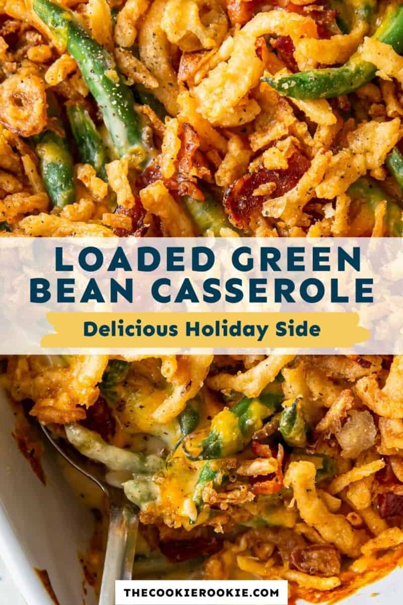 loaded green bean casserole pinterest