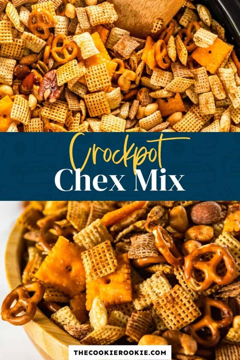 crock pot chex mix pinterest