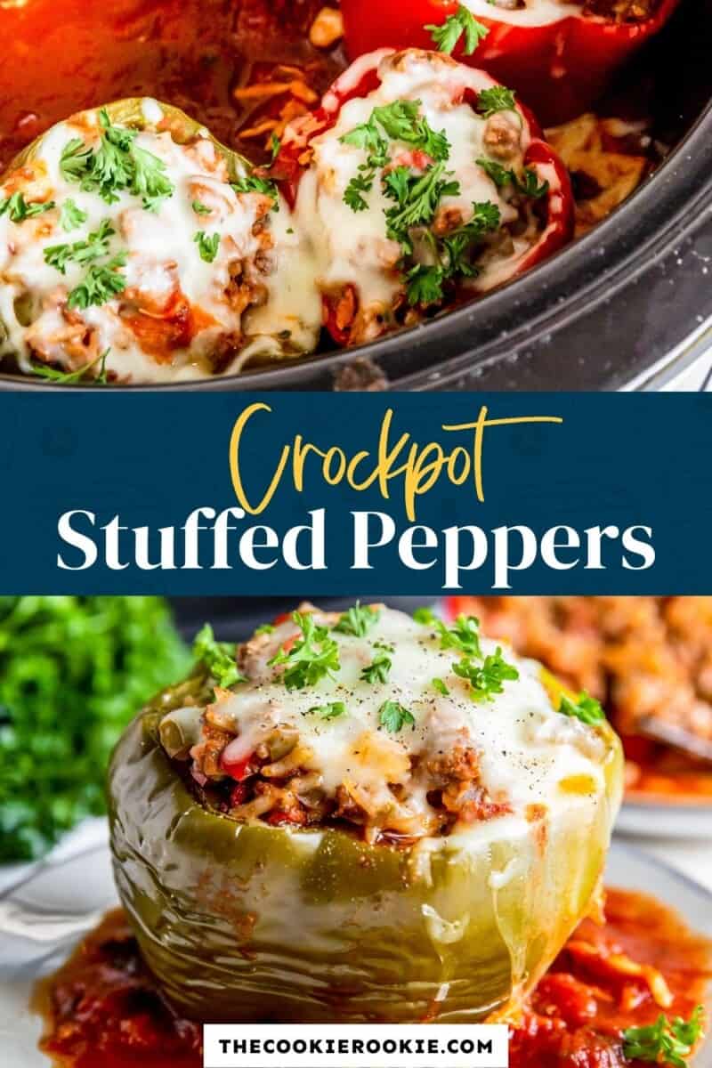 crockpot stuffed peppers pinterest