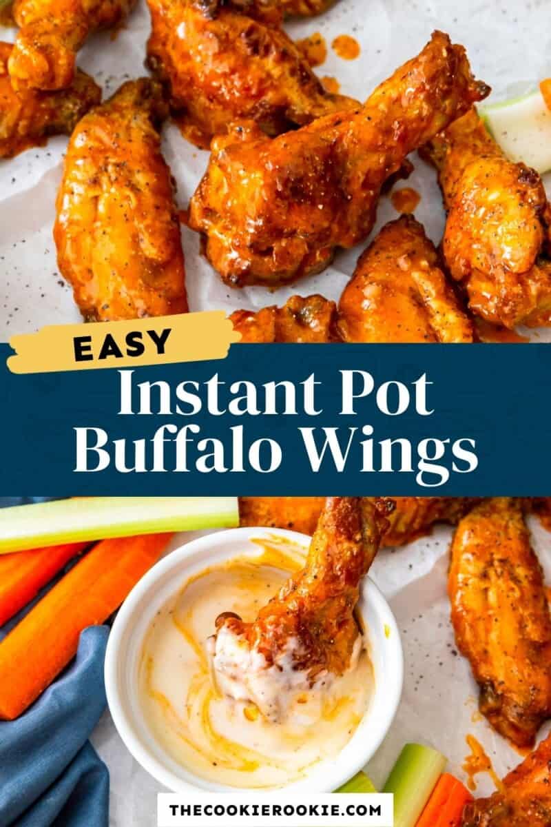 instant pot buffalo wings pinterest