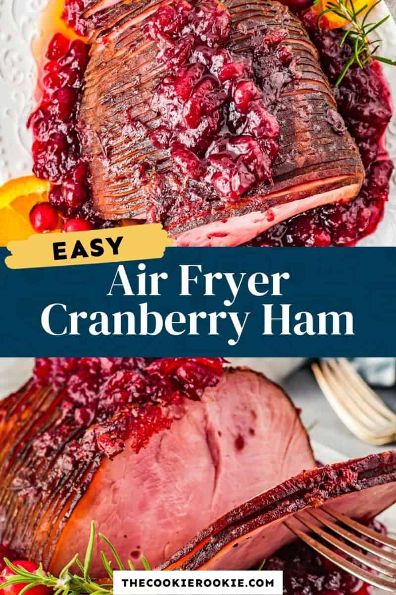 air fryer cranberry glazed ham pinterest