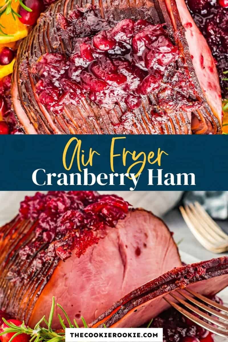 air fryer cranberry glazed ham pinterest