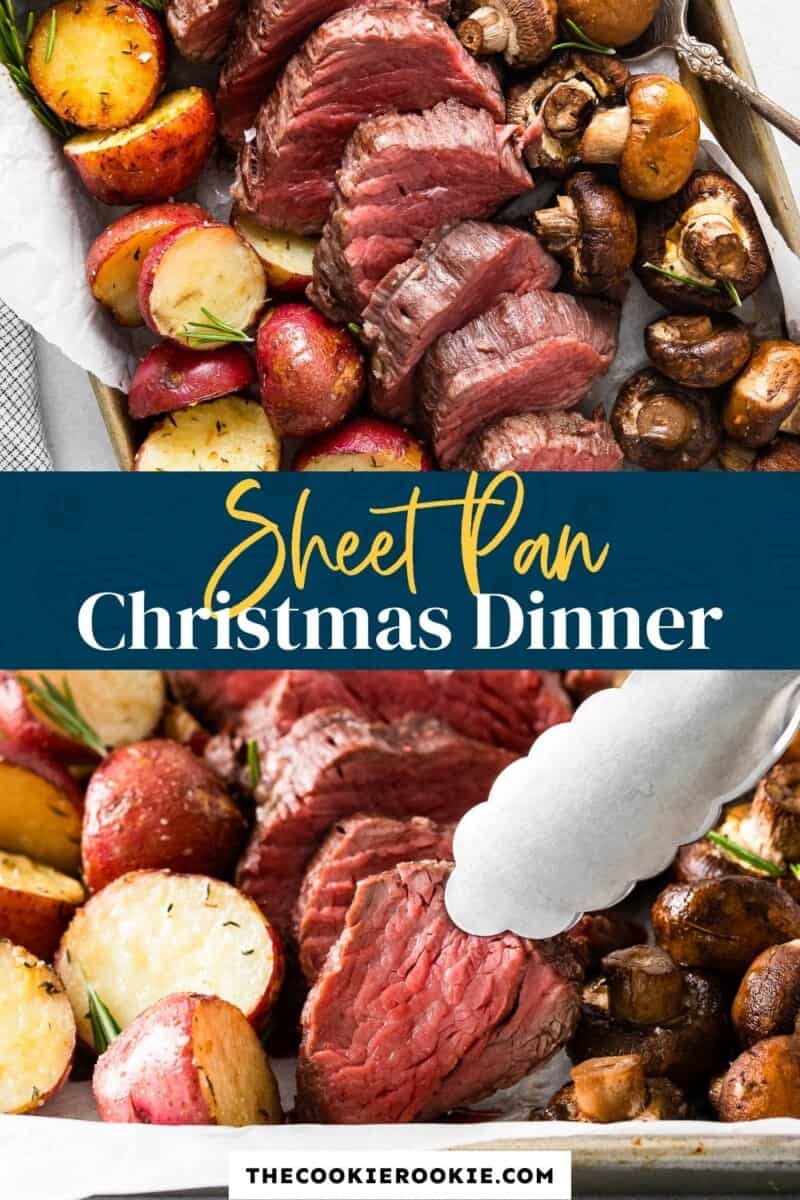 beef tenderloin sheet pan christmas dinner pinterest