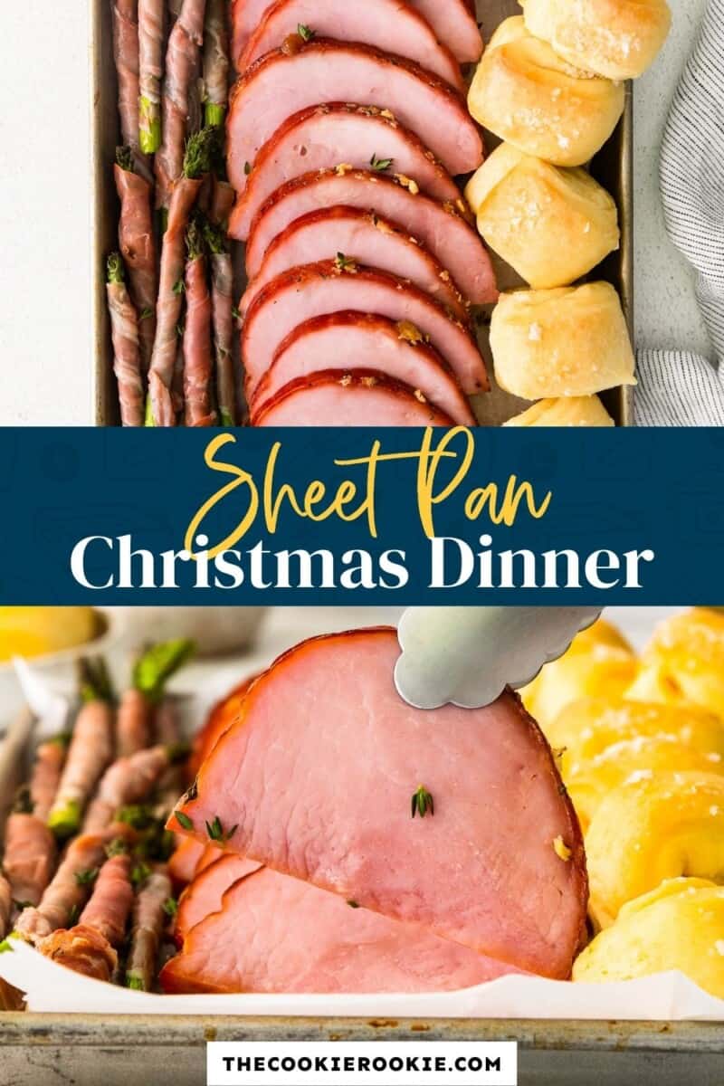 brown sugar ham sheet pan christmas dinner pinterest