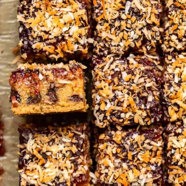 featured raspberry chocolate coconut bars