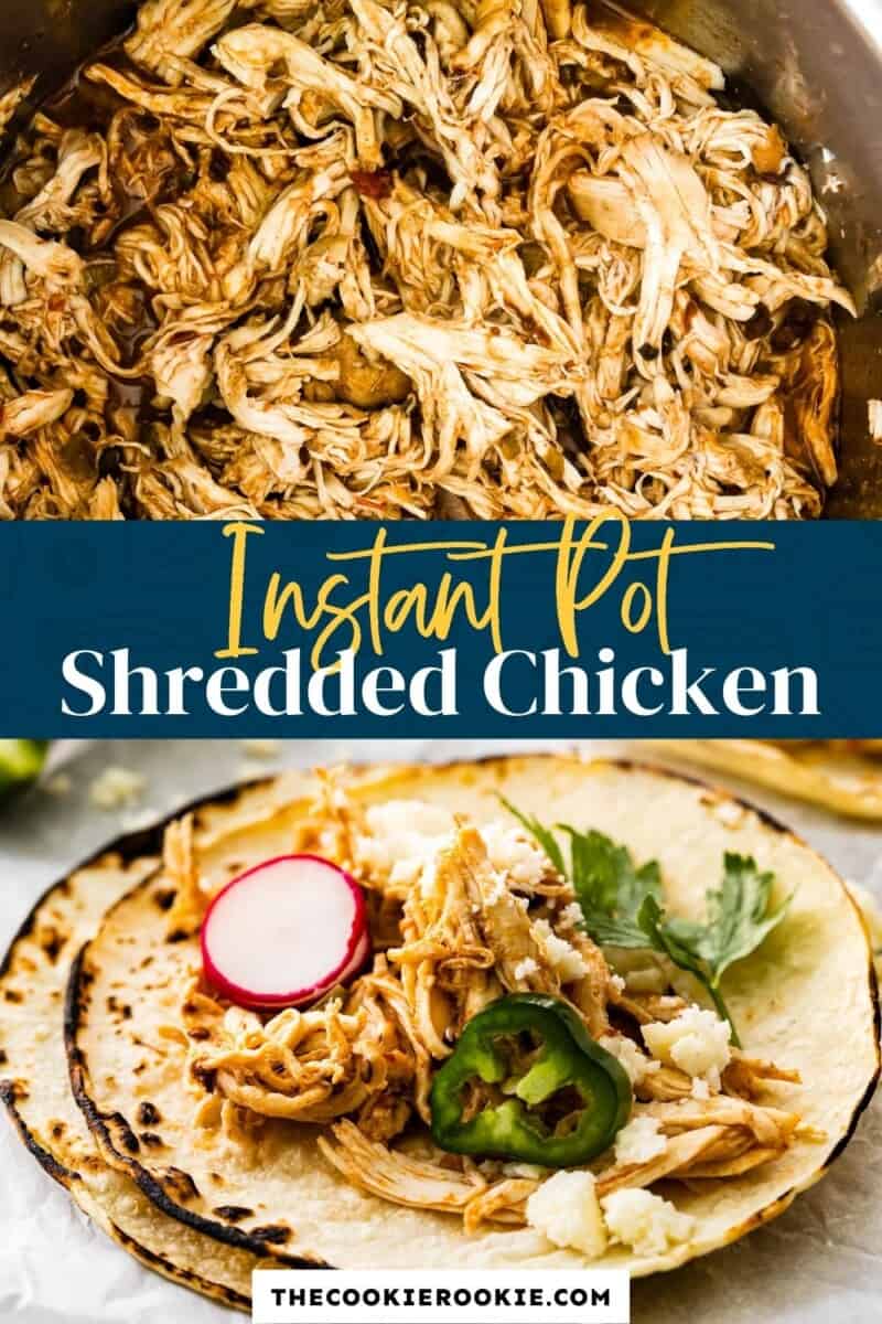 instant pot shredded chicken pinterest