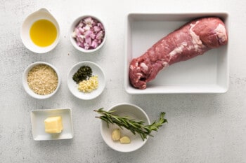 ingredients for stuffed pork loin