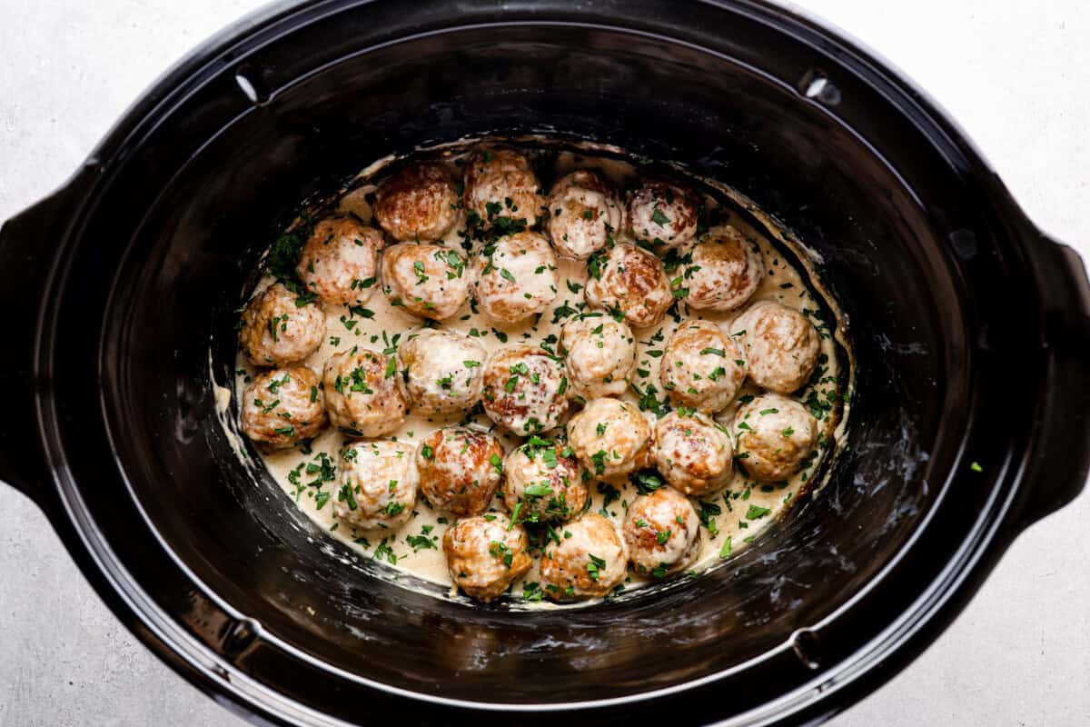 swedish meatballs in a crockpot