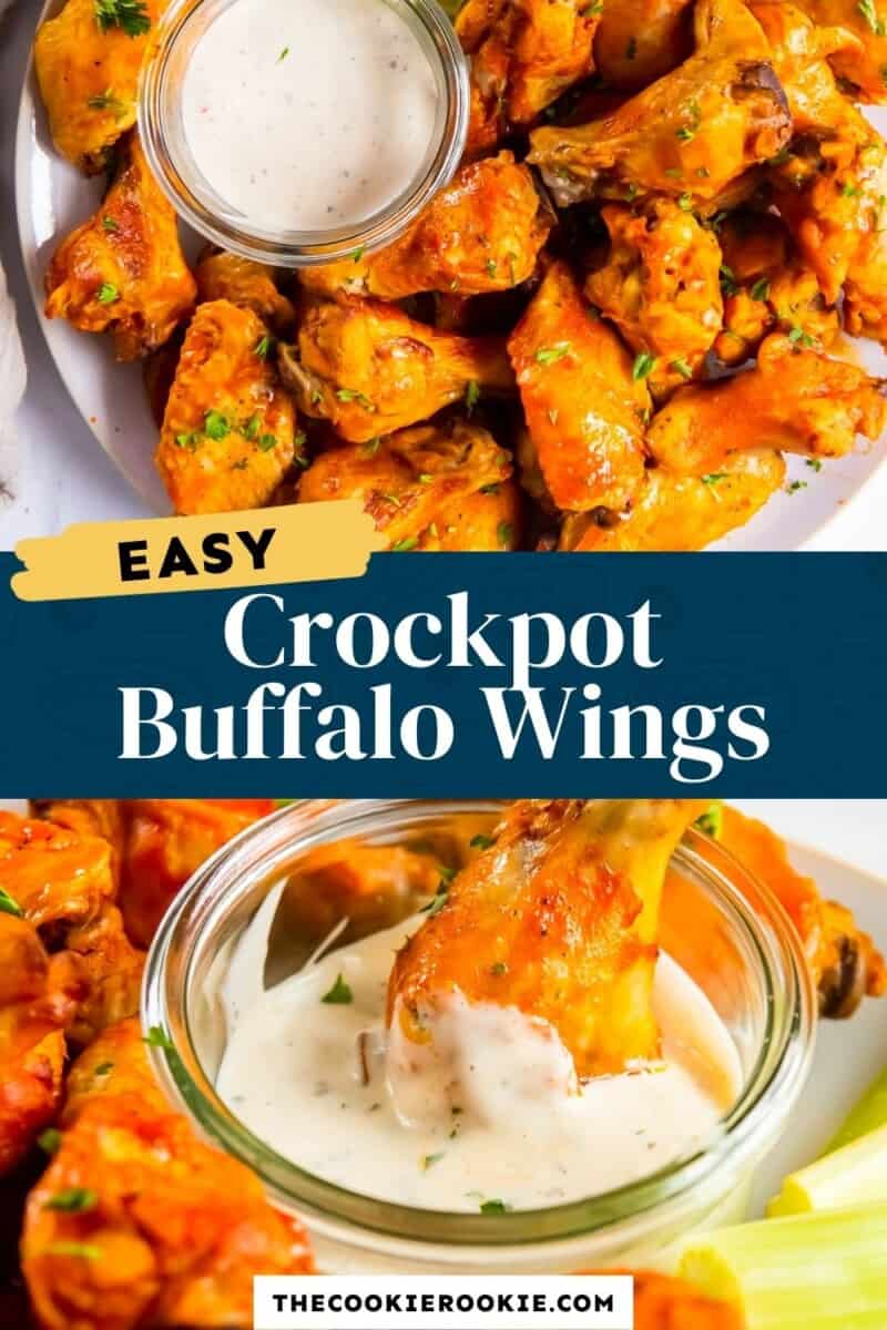 crockpot buffalo wings pinterest