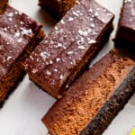 featured chocolate cheesecake bars