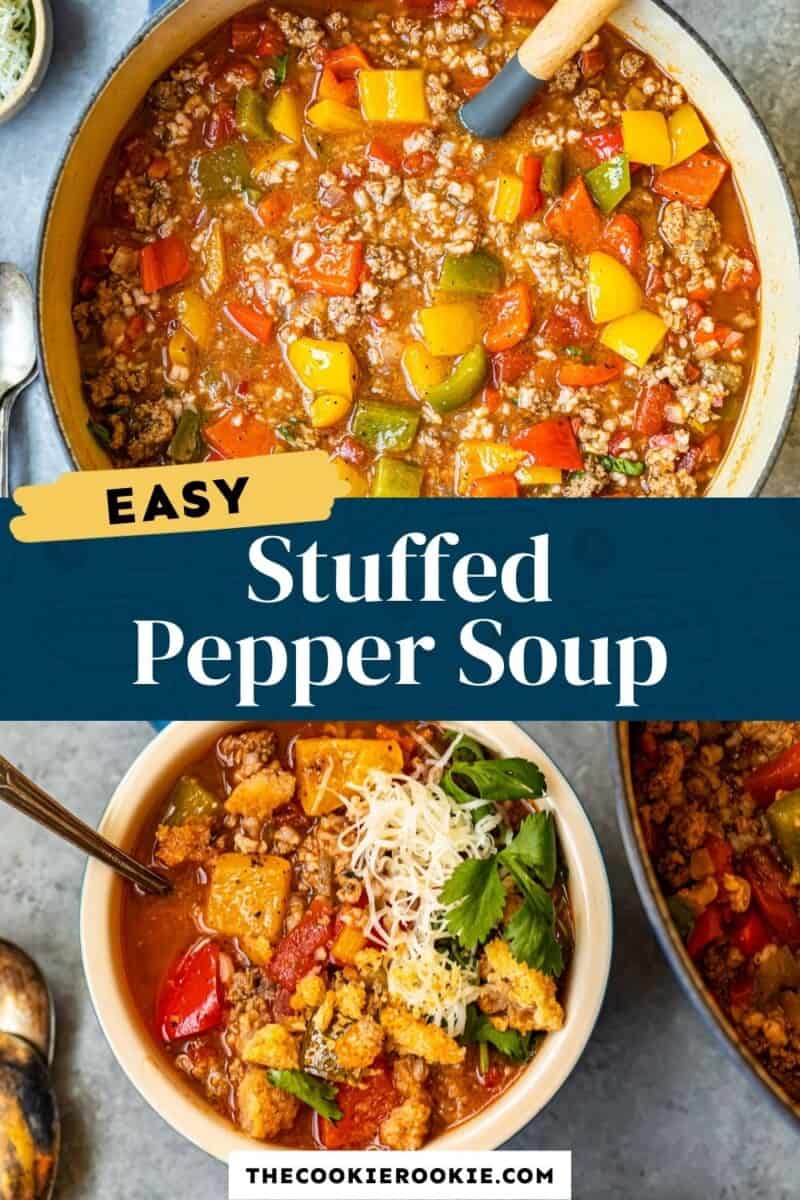 stuffed pepper soup pinterest