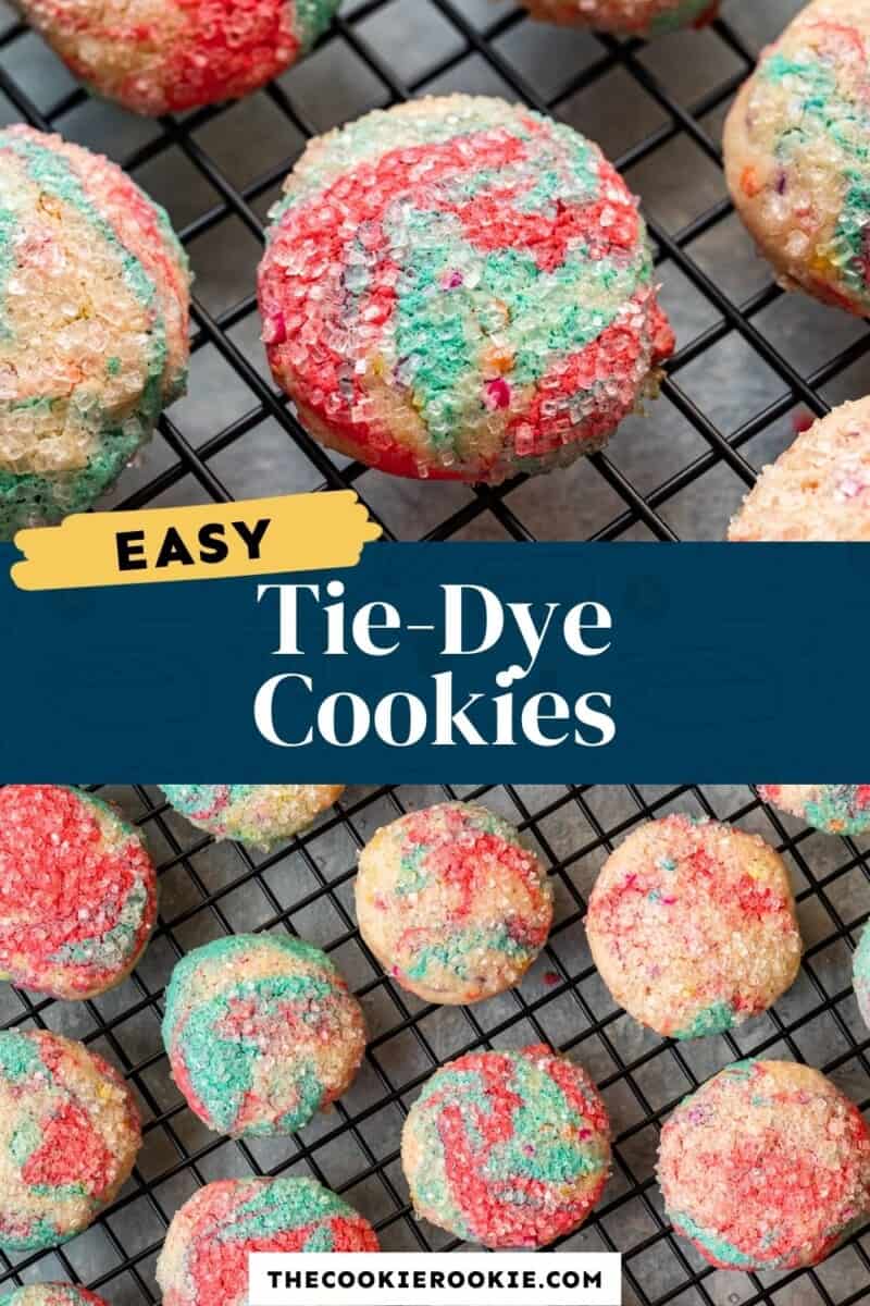 tie dye cookies pinterest