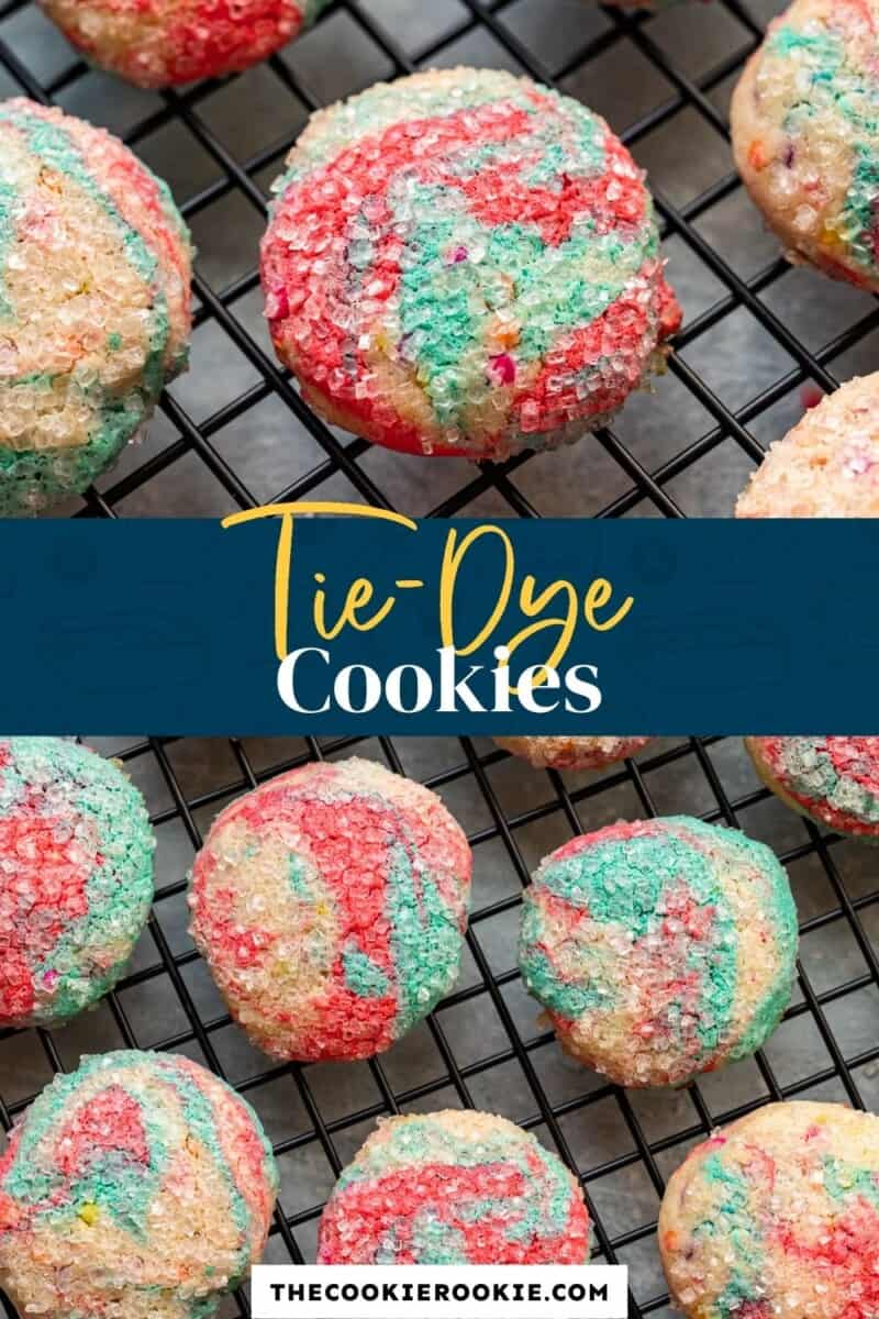 tie dye cookies pinterest