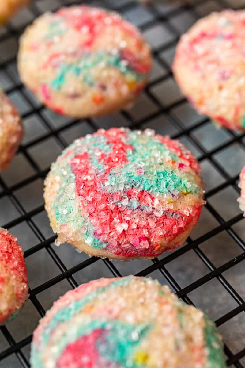 tie dye cookies