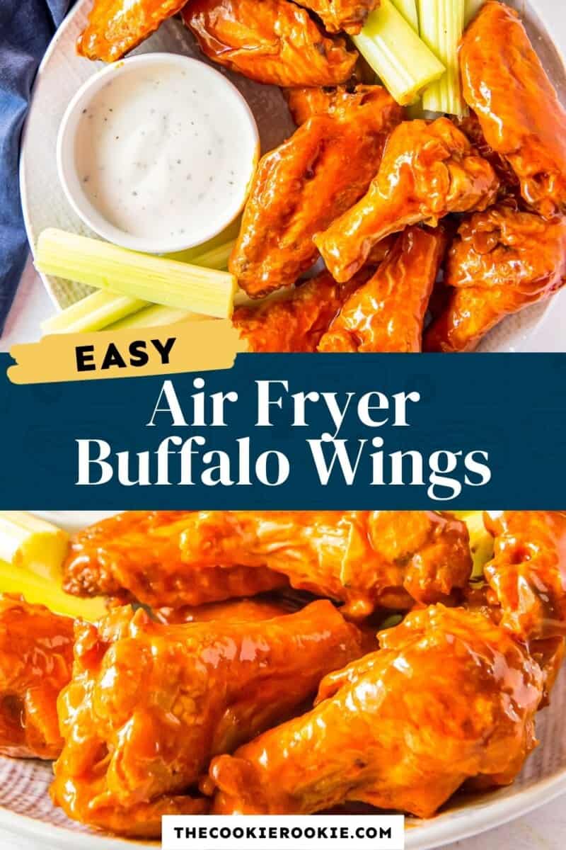 air fryer buffalo chicken wings pinterest