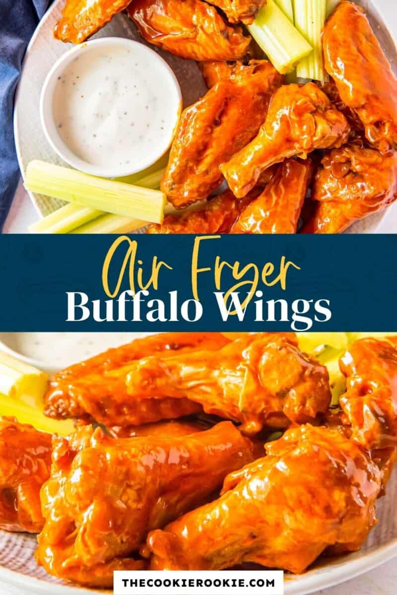 air fryer buffalo chicken wings pinterest