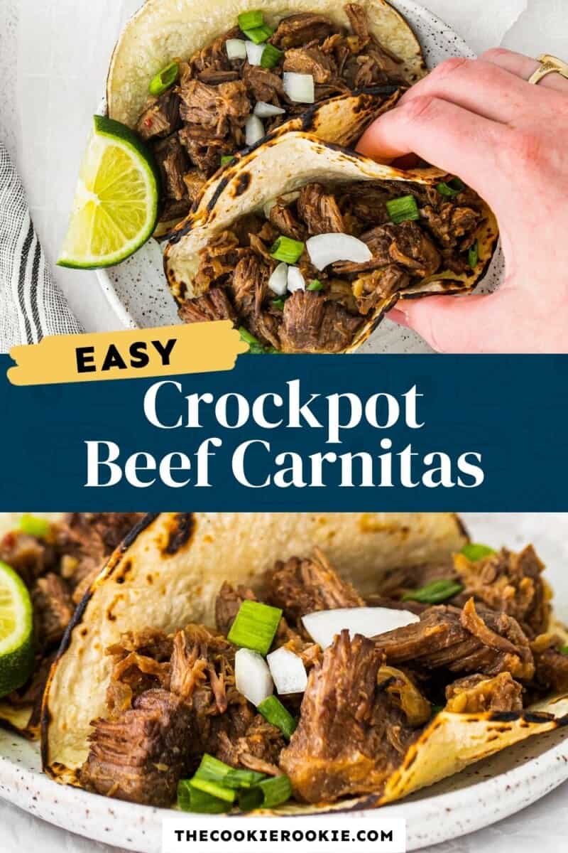 crockpot beef carnitas pinterest