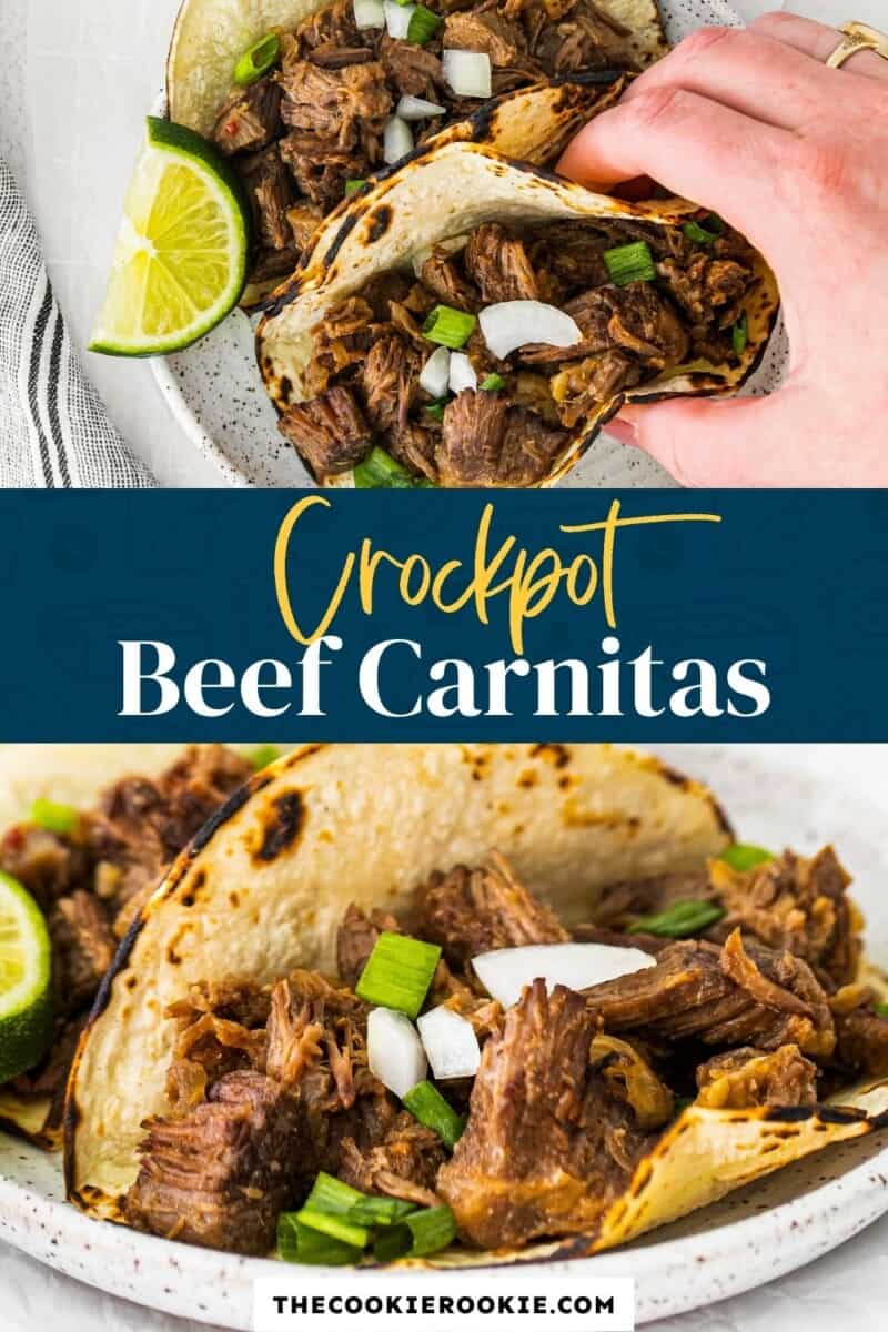 crockpot beef carnitas pinterest