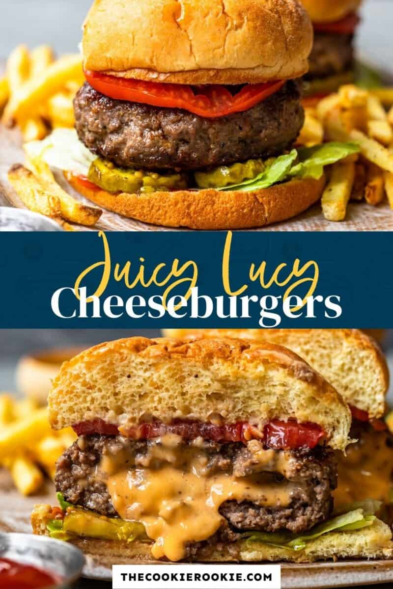 juicy lucy burgers pinterest