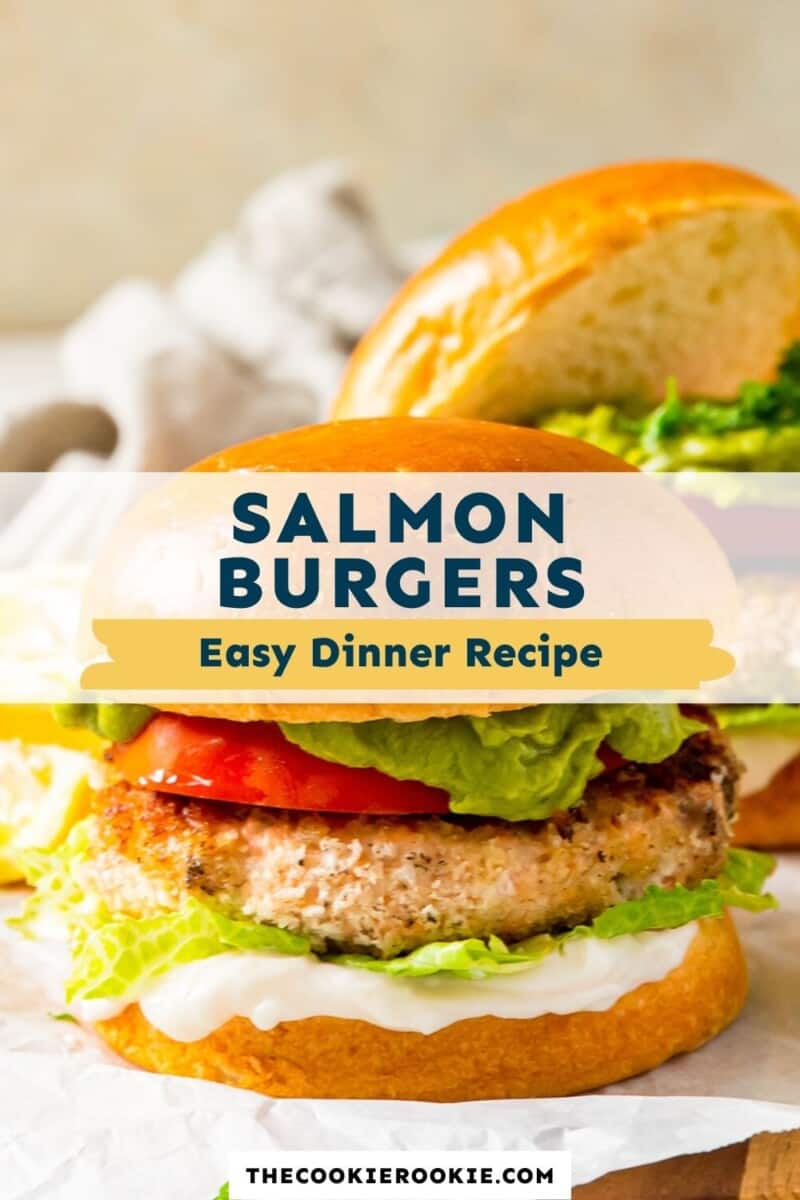 salmon burgers pinterest