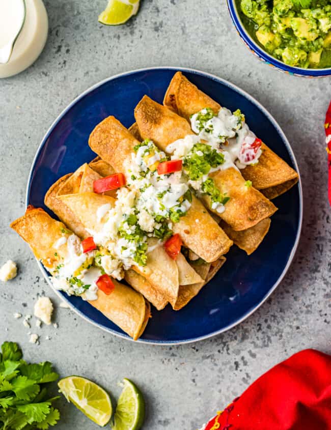 featured air fryer chicken taquitos