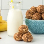 featured banana bread protein balls