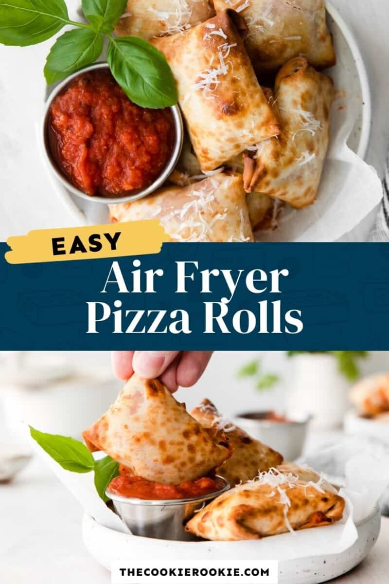 air fryer pizza rolls pinterest