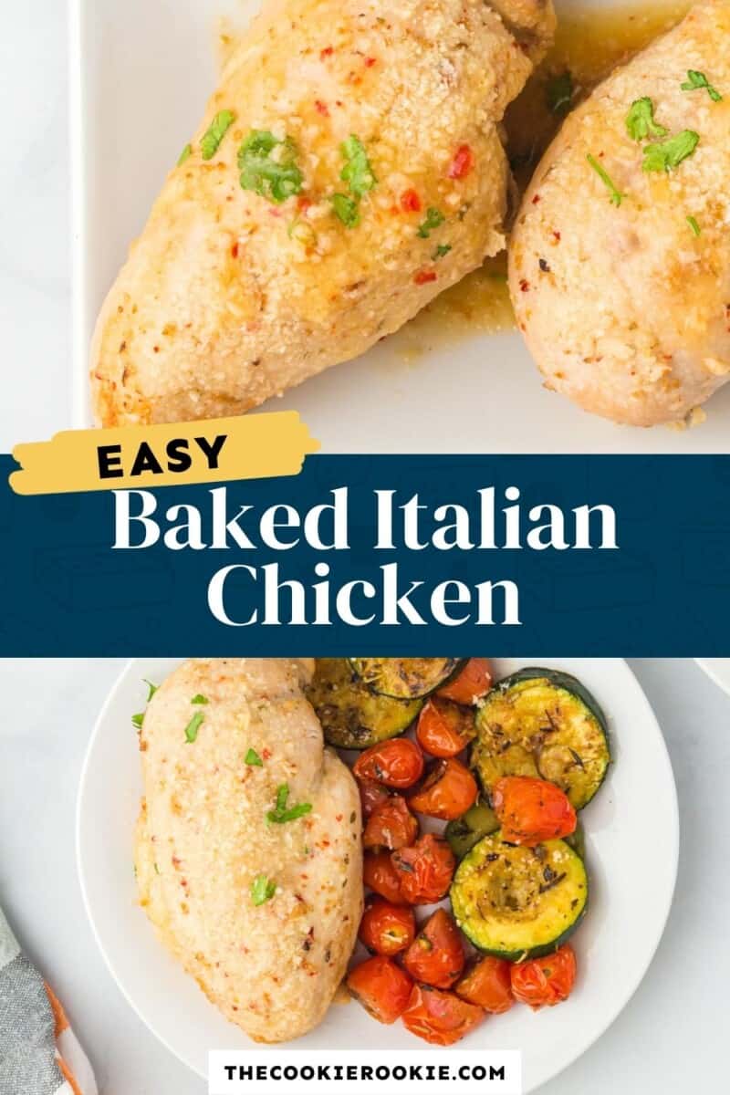 baked Italian chicken pinterest