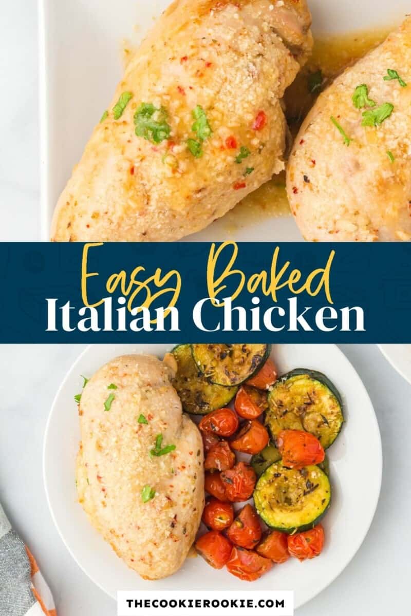 baked Italian chicken pinterest