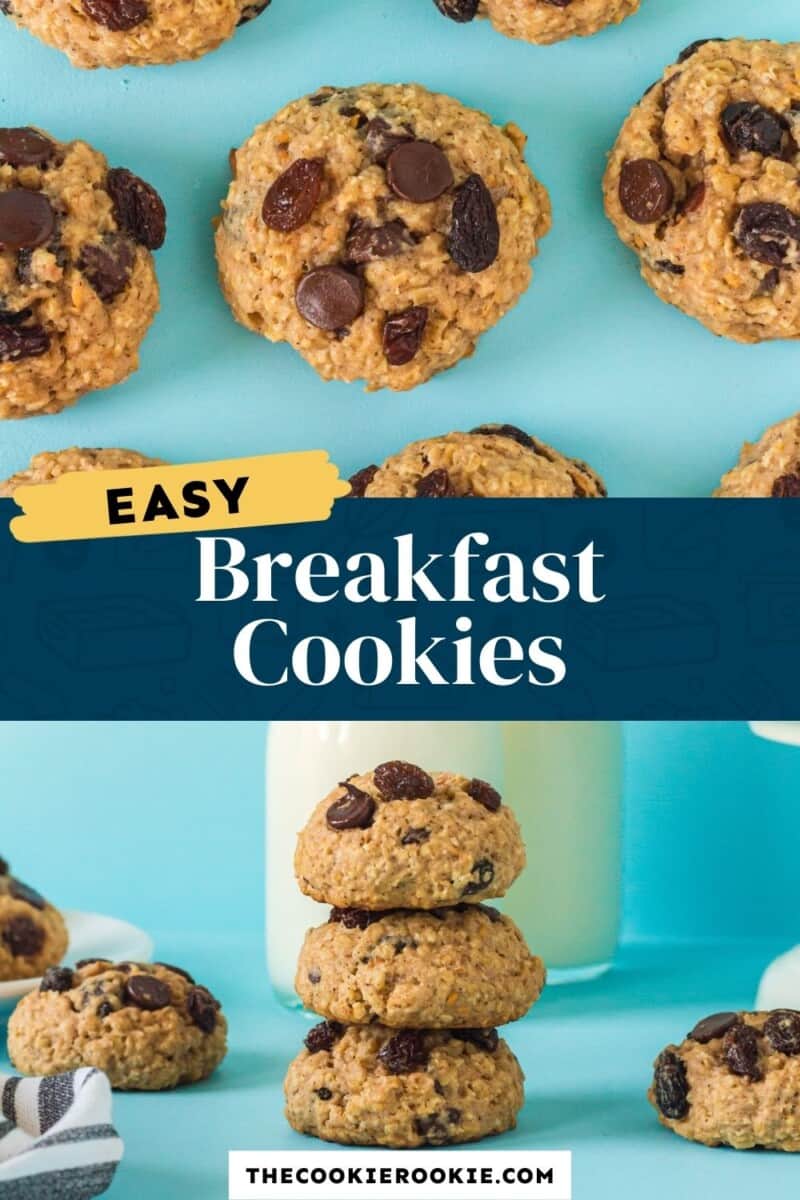 chocolate chip breakfast cookies pinterest