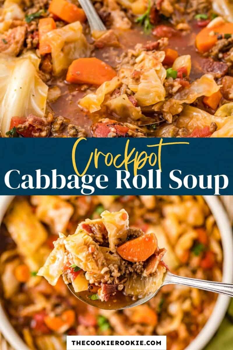 crockpot cabbage roll soup pinterest