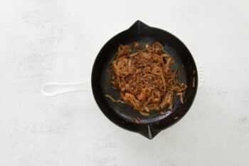 caramelized onions in a skillet