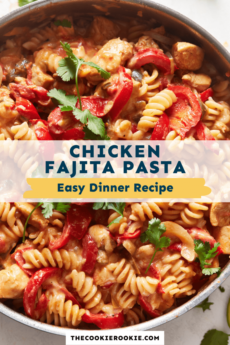 chicken fajita pasta pinterest.