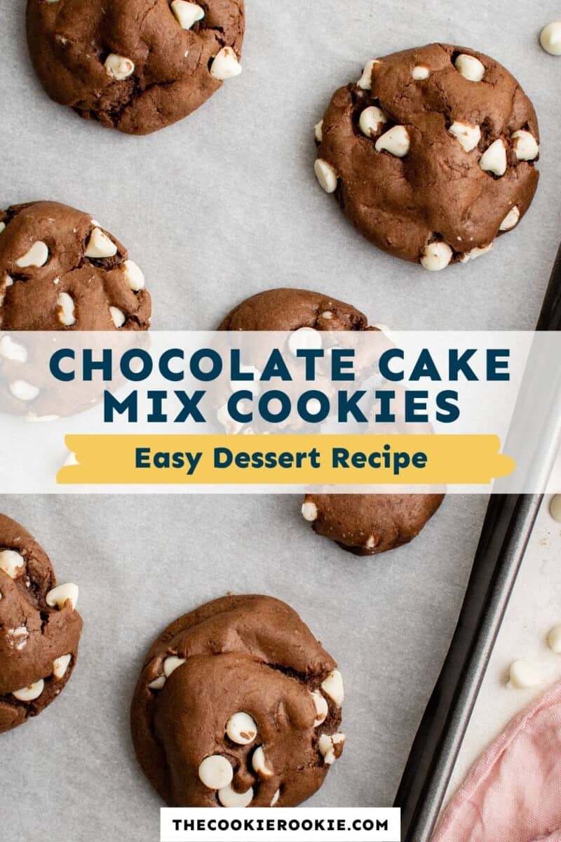 chocolate cake mix cookies pinterest.