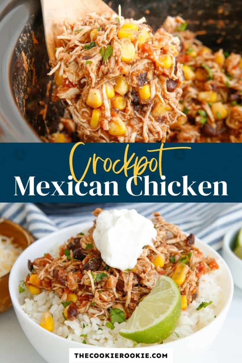 crockpot mexican shredded chicken pinterest.