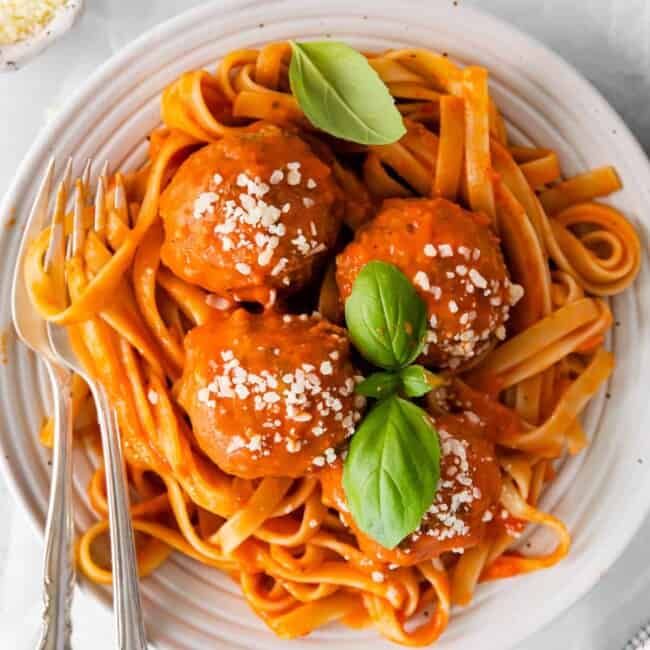 featured chicken parmesan meatballs.