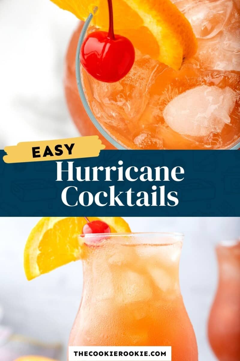 hurricane cocktail pinterest