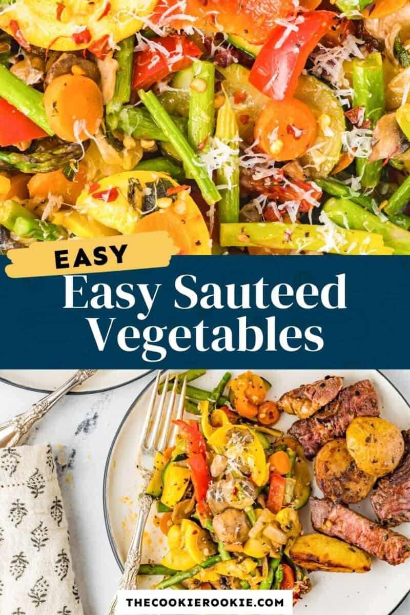 sauteed vegetables pinterest