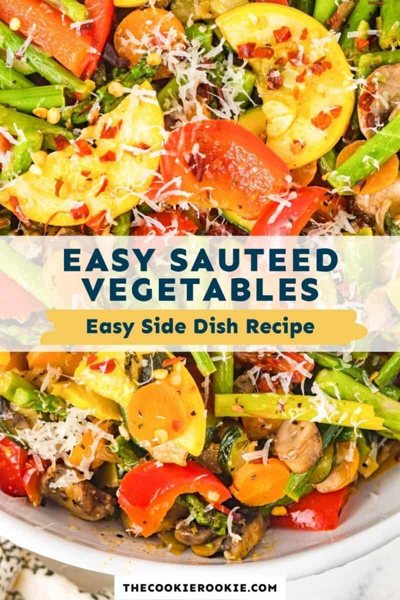 sauteed vegetables pinterest