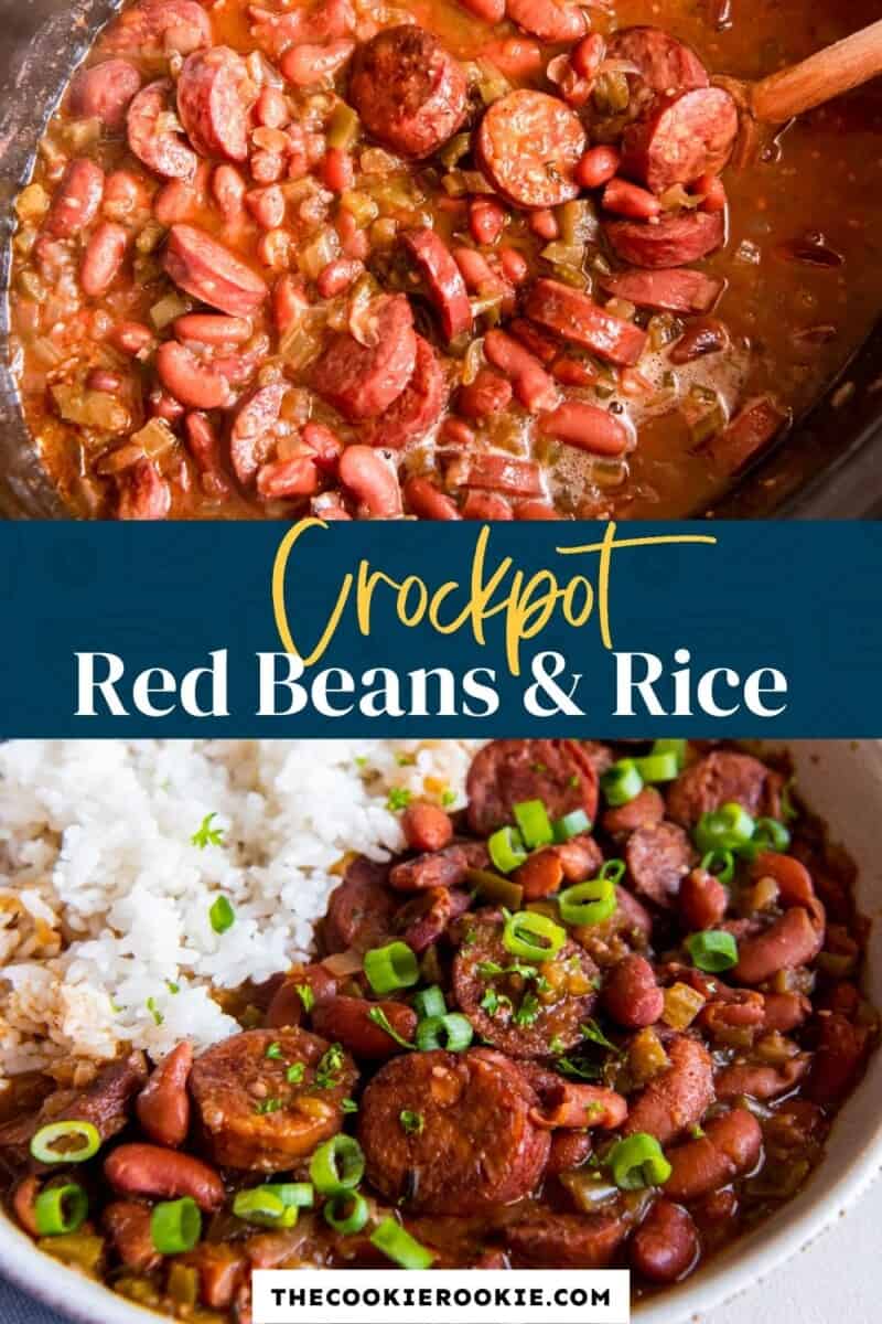 crockpot red beans and rice pinterest.