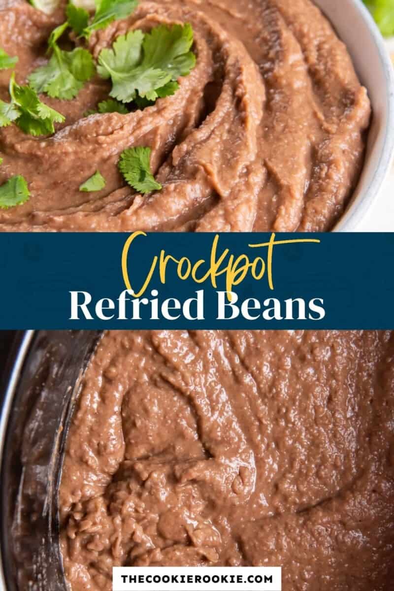 crockpot refried beans pinterest.