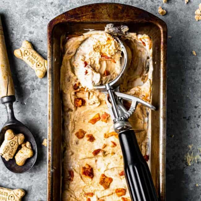 peanut butter bacon puppy ice cream