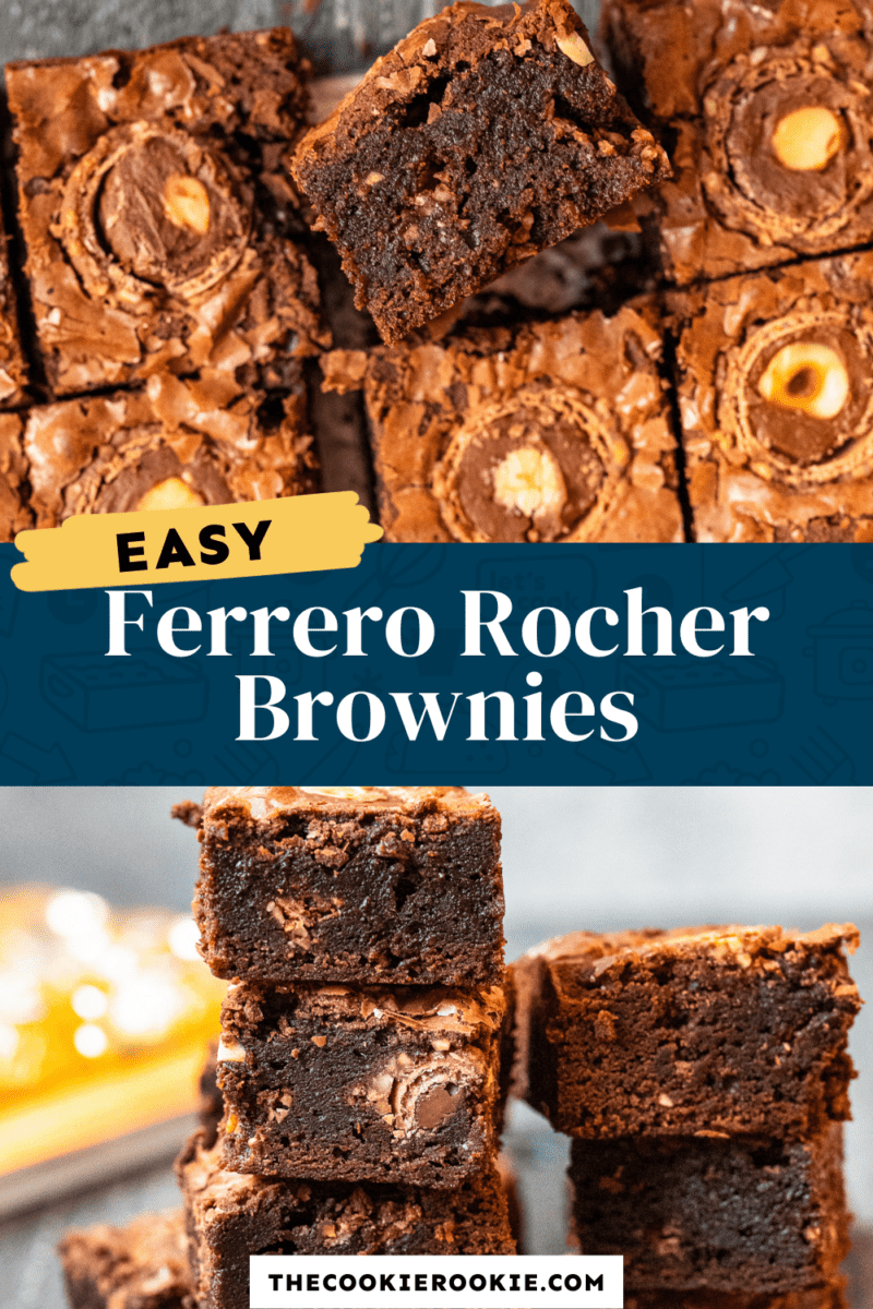 ferrero rocher brownies pinterest.