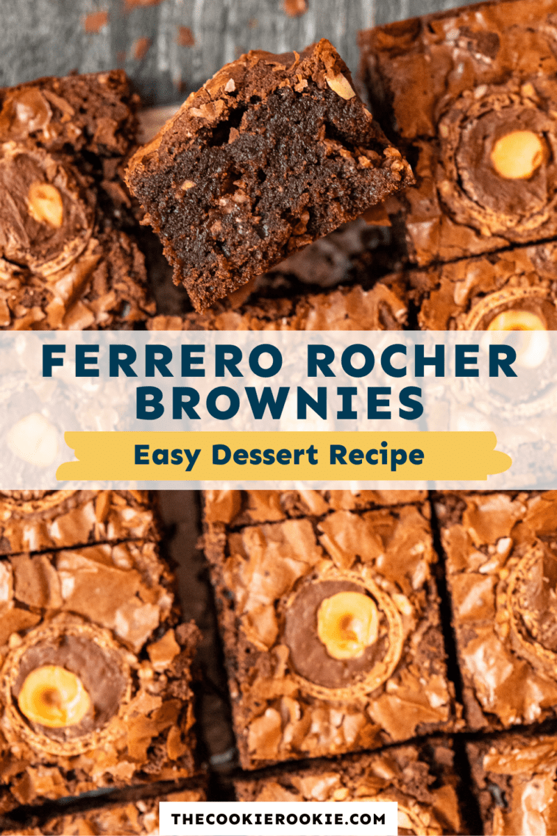 ferrero rocher brownies pinterest.