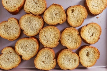 slices of toasted bread