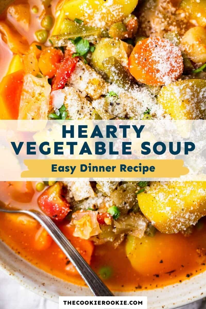 hearty vegetable soup pin