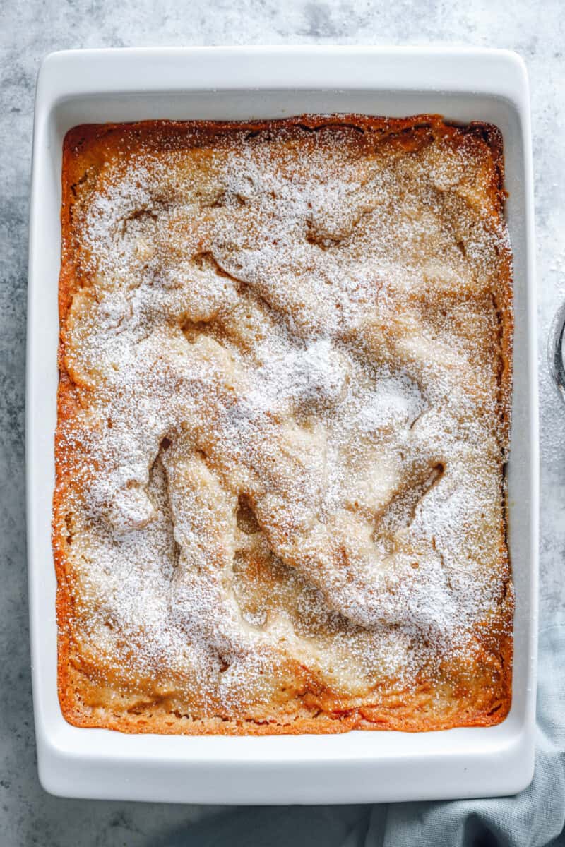 overhead view of St. Louis gooey butter cake